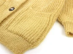 Sofie Schnoor Girls strikcardigan dusty yellow